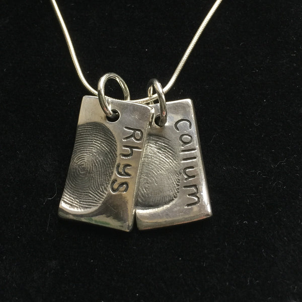 Thumbprint 2025 dog tags