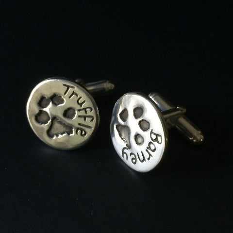 Paw Print Cufflinks