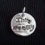 Little Scribble Round Charm