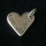 Silver Engraved Only Charm