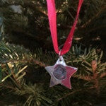 Fingerprint Christmas Star Decoration